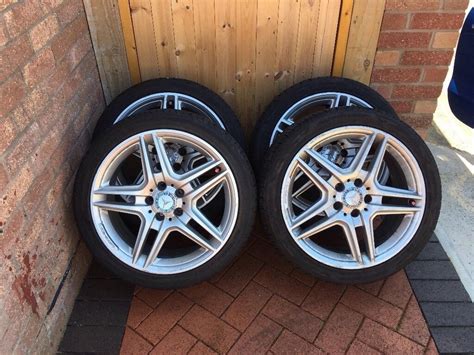 Mercedes amg alloy wheels 18 inch 5x112 | in Barry, Vale of Glamorgan | Gumtree