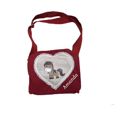Kindergarten Tasche Pferdchen- personalisierbar mit Namen
