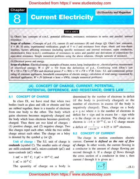 Solution Icse Selina Class 10 Physics Chapter 08 Current Electricity