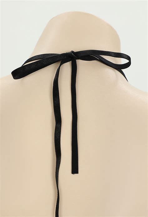 Broken Heart Gothic Lingerie Set Gothic Lingerie Outfit Black Sexy Halter And Skirt Set In Stock