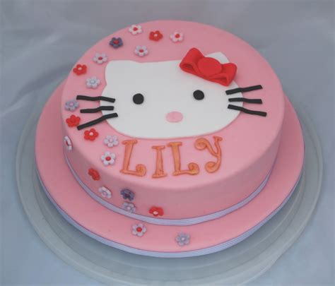 Hello Kitty Birthday Cake and a Big Chocolate Eight - Vanilla Frost Cakes