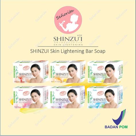 Jual SHINZUI Skin Lightening Bar Soap 80gr Shopee Indonesia