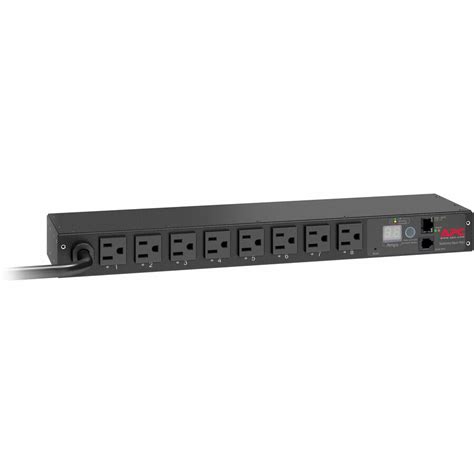 APC NetShelter Rack Power Distribution Unit (PDU) — 1U Horizontal 120V 15A NEMA 5-15P (12x 5-15R) (SWITCHED-OUTLET) (AP8-1U-15A-120V-SWITCHED-OUTLET)