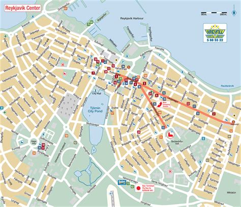 Reykjavik Map - Iceland