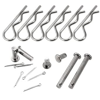 Pcs M Clevis Pin And M X R Shape Cotter Pin Assortment Kit