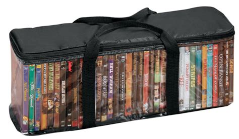 Dvd Storage Case With 2 Dividers