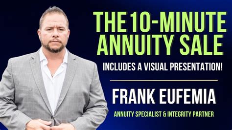 How To Sell An Annuity In 10 Minutes With Presentation Youtube