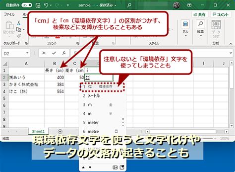 構造化excelテク：表内にある環境依存文字をチェックして文字化けやデータの欠落を防ぐ：tech Tips ＠it