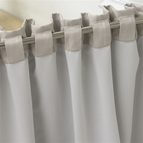 Back Tab Curtains