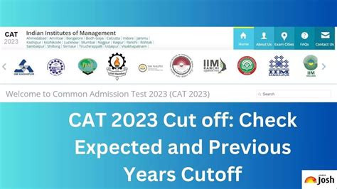 Cat 2023 Cut Off Check Previous Years Cutoff For Iims And Top Mba Colleges