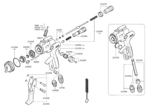 Satajet 5000 B Rp Parts Breakdown Shopping Online Th