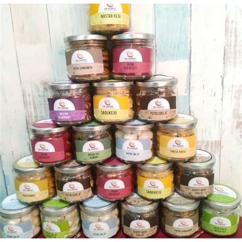 Jual Ina Cookies Jar Toples Kaca Kue Lebaran Shopee Indonesia