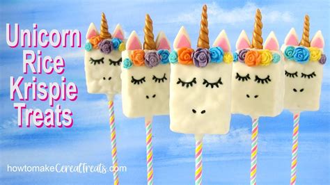 Unicorn Rice Krispie Treats Youtube