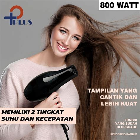 Jual Pplus Hair Dryer W Dingin Hangat Panas Cold Hot Wind Pengering Rambut Profesional