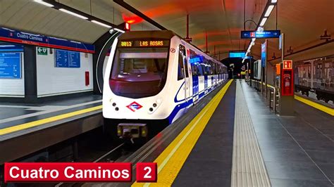 Cuatro Caminos L2 Metro De Madrid Serie 3000 YouTube