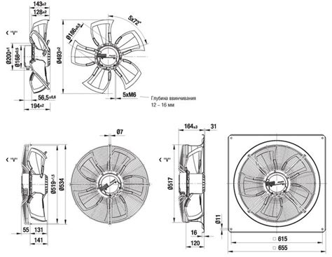 Осевой вентилятор Ebmpapst S3G500-BE33-01 EC | на ebmpapst-rus.ru