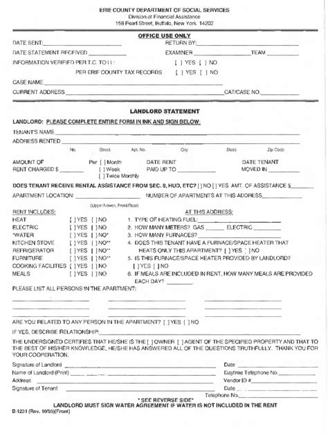 Landlord Statement Fill Out Sign Online DocHub