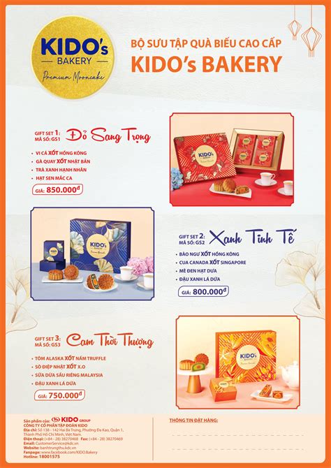 Bảng Giá Bánh Trung Thu Kido 2023 - KiDo's Bakery Chính Thức