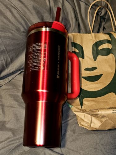 NEW ULTRA RARE Starbucks Stanley Holiday 2023 Collab 40 Oz Red