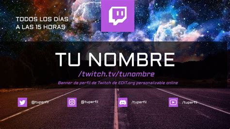 Como Hacer Tu Banner De Twitch Ejemplos De Banners Creativos