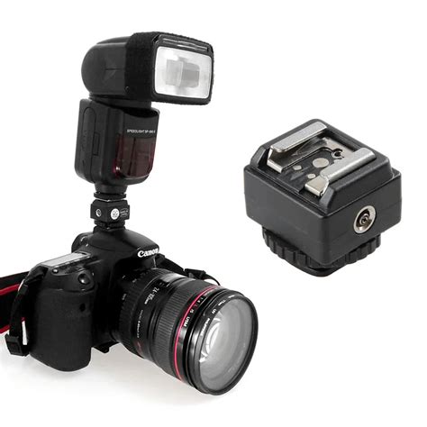 Camera Flash Light Hot Shoe Adapter With Pc Sync Socket For Nikon Sb Sb Sb Sb Sb