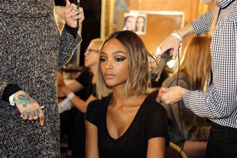 Jourdan Dunn Walks The Catwalk Half Naked As She Models Sheer Dress For Versace Mirror Online