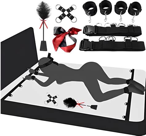 BDSM Set Sex Spielzeug für Paare 5 in 1 Extrem Sex Spiel Toys Enthält Handschellen Augenbinde