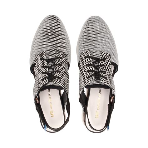 UNITED NUDE Blucher Chaussures MIKU SUMMER MIX WHIT