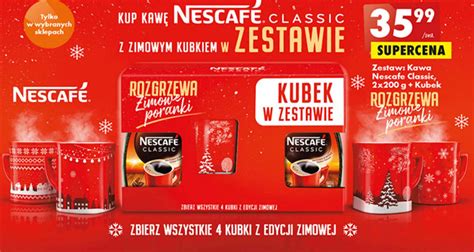 Promocja Nescafe Classic Zestaw Kawa 2 X 200 G Kubek W Biedronka