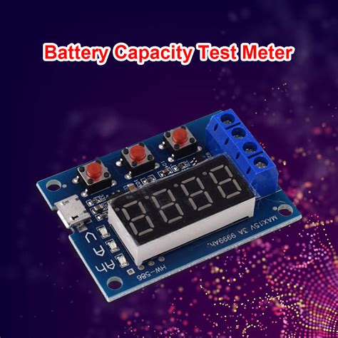 HW 586 Battery Tester Module 18650 Lithium Battery Capacity Discharge