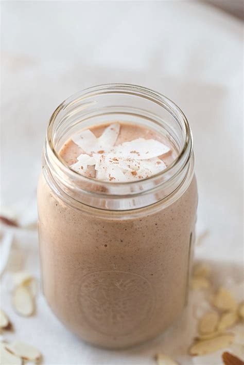 Almond Joy Protein Shake Dairy Free Vegan This Gal Cooks