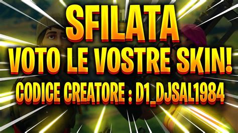 LIVE FORTNITE ITA SERVER PRIVATI SFILATA SKIN OMAGGIO YouTube