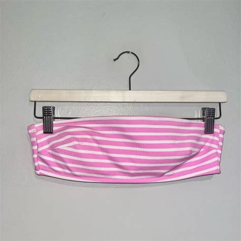 Aerie Swim Aerie Ribbed Striped Bikini Sz S Poshmark