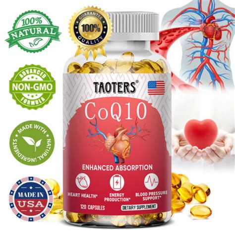 400mg Coq 10 Coenzyme Q10 30 To 120 Capsules Cardiovascular Heart Health Ebay