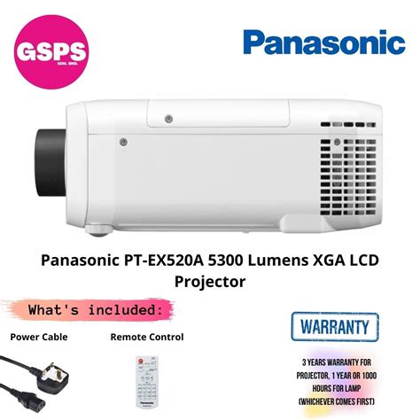 Pre Order Panasonic Pt Ex A Lumens Xga Lcd Projector Gs