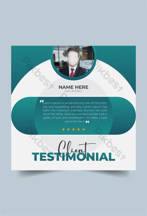 Modern Shapes Creative Colors Designs For Client Testimonial Design ...
