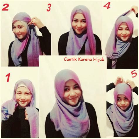 Tutorial Hijab Paris Segi Empat Zoya