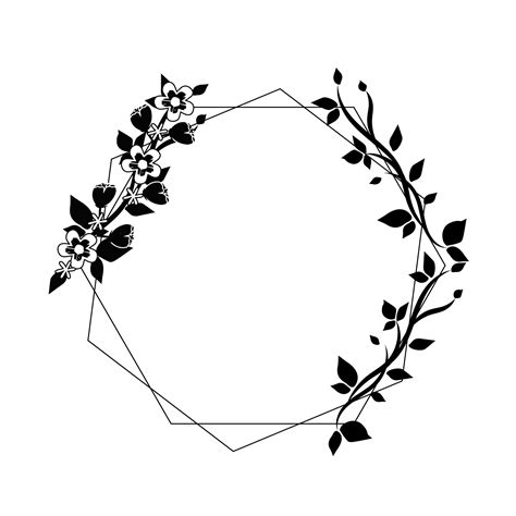 Wedding Frame Silhouette in Illustrator, SVG, JPG, EPS, PNG - Download