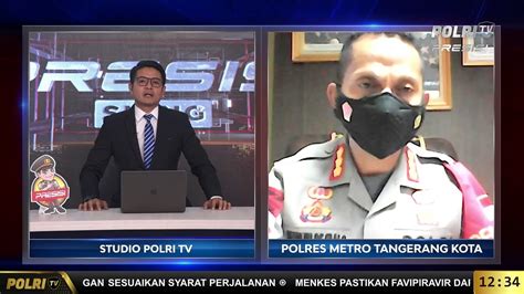 Live Dialog Bersama Kapolres Metro Tangerang Kota Kombes Pol Deonijiu