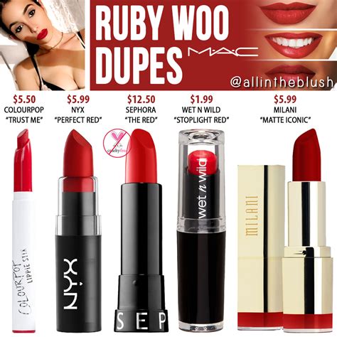 Mac Ruby Woo Lipstick Dupes Artofit