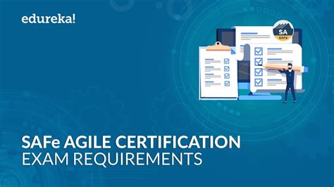 Safe Agile Certification Exam Requirements Edureka Youtube