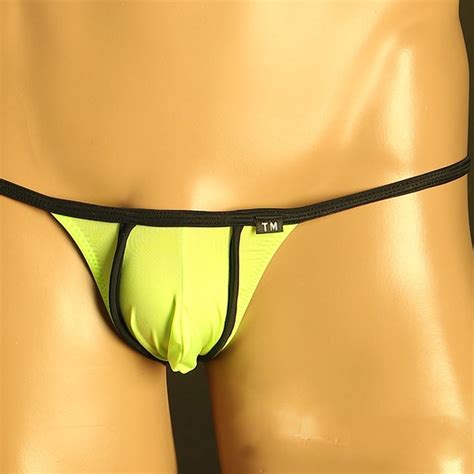 Jual Promo Open Butt G String Thong Sexy Mens Underwear Bikini Briefs T Back Underpants Soft
