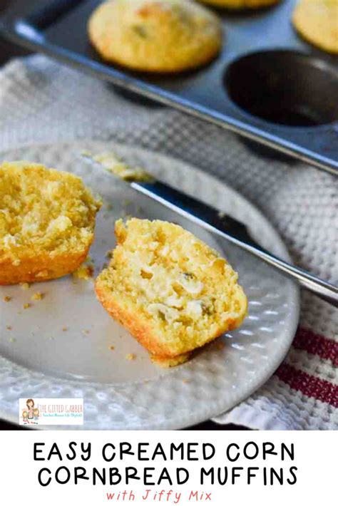 Jiffy Cornbread Muffins with Creamed Corn - The Gifted Gabber
