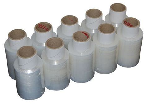 100mm X 150m X 15mu Clear Mini Hand Pallet Wrap Stretch Film 40 Rolls