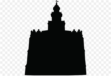 Temple Black And White Clipart 1570775