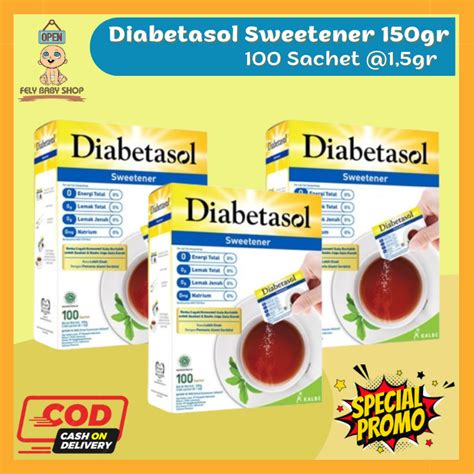 Gula Pemanis Diabetasol Sweetener Gr Sachet X Gr Lazada