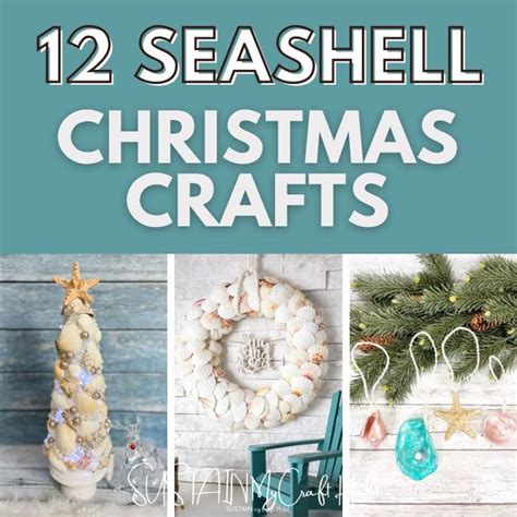 Festive Seashell Crafts For Christmas Sustain My Craft Habit