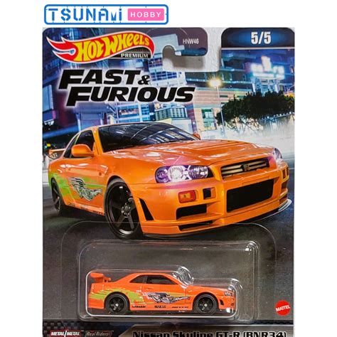 Hot Wheels Nissan Skyline R GT R BNR Cam Model Car Shopee Malaysia