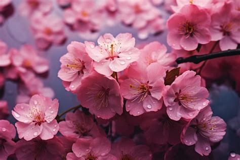 Premium Ai Image Beautiful Sakura Flowers