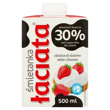 Łaciata Śmietanka 30 500 ml 18 TANIEJ promocja Chata Polska